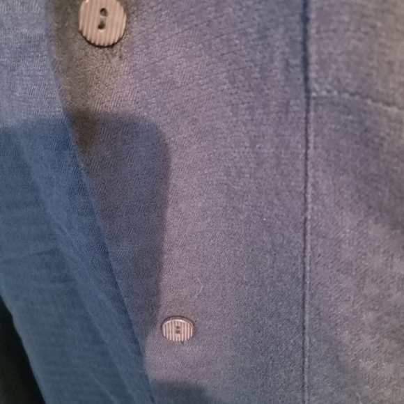 XXL blue silk Jhane Bharnes dress shirt - Picture 3 of 3